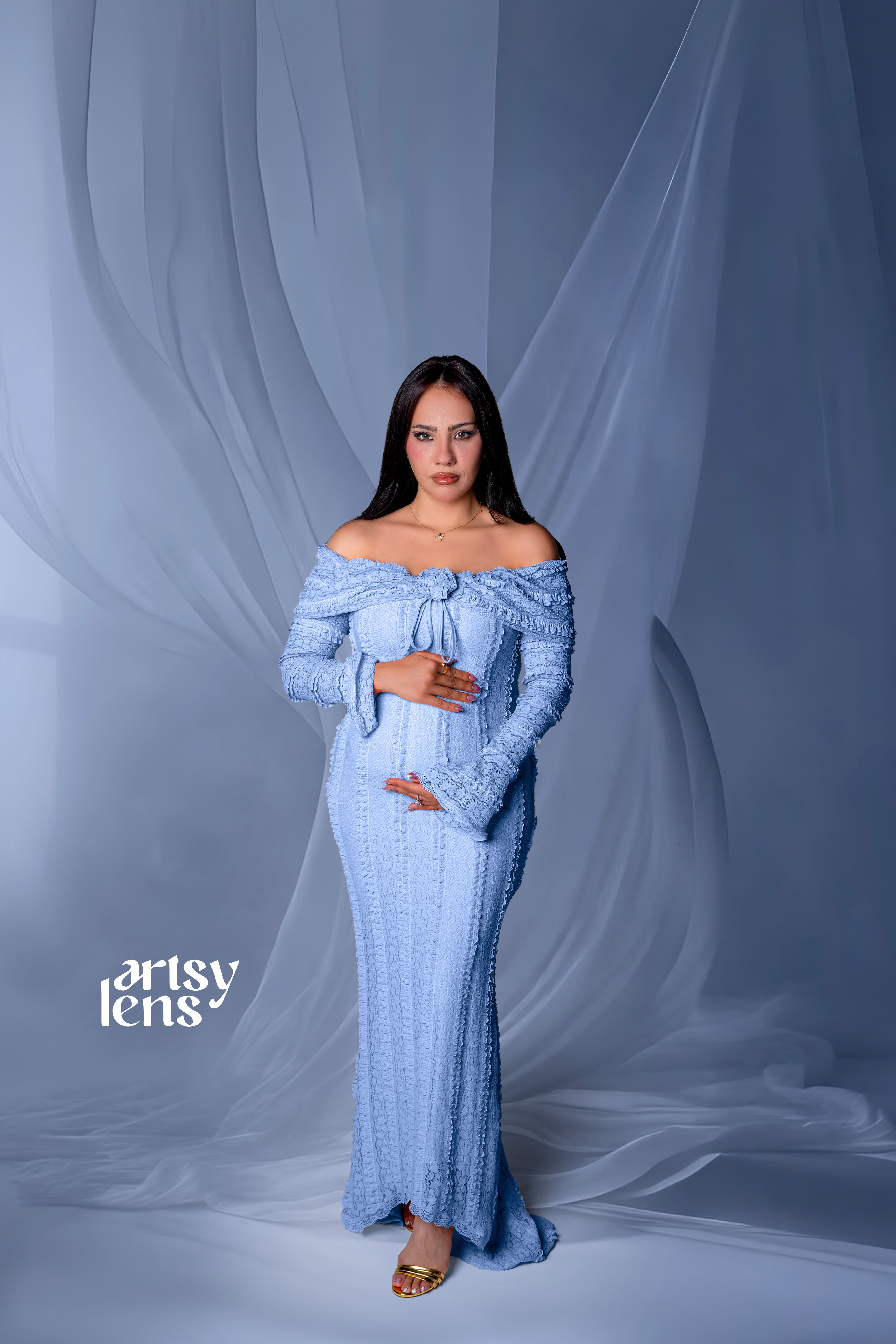 Elegant Maternity Pose